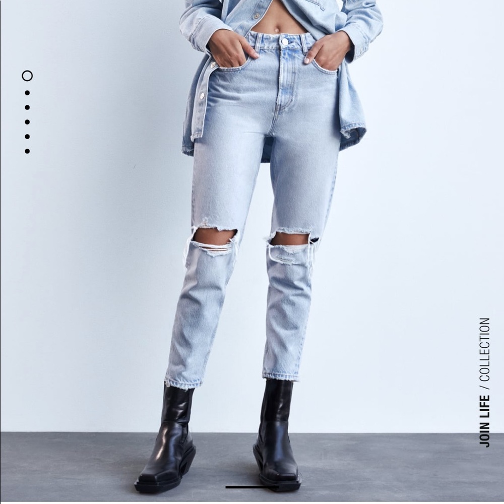 Zara high waisted jeans